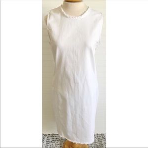 NWT Ralph Lauren size 8 white denim dress.